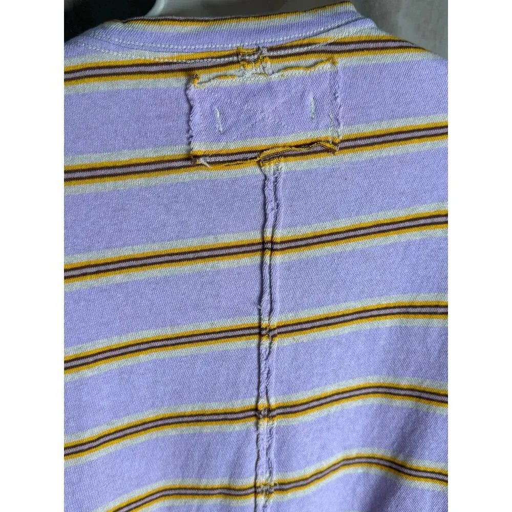 Free People Nina Striped Long Sleeve Top XS NWT
